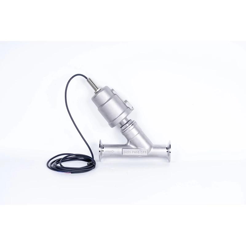 Intelligent configuration of angle seat valve