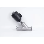 pneumatic end clamp angle seat valves