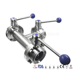 pull handle threaded Tee Butterfly Valve