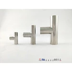 Sanitary Stainless Steel 304 316L Equal Welded Tee
