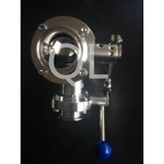 Sanitary Stainless Steel Butterfly Valve Clamp End