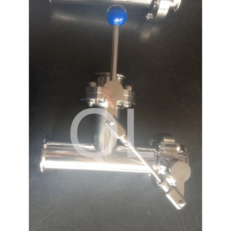 Sanitary Stainless Steel Butterfly Valve Clamp End