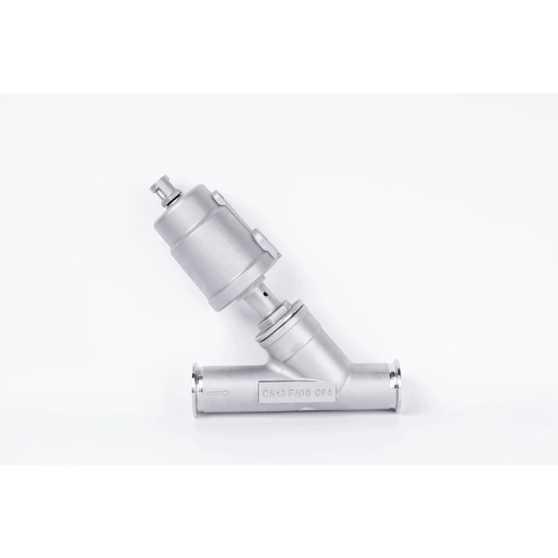 tri-clamp angle seat valves